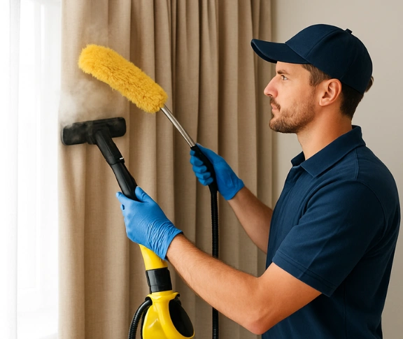 Trusted curtain steam cleaning technician Matty Curtain Cleaning paddington-nsw QLD