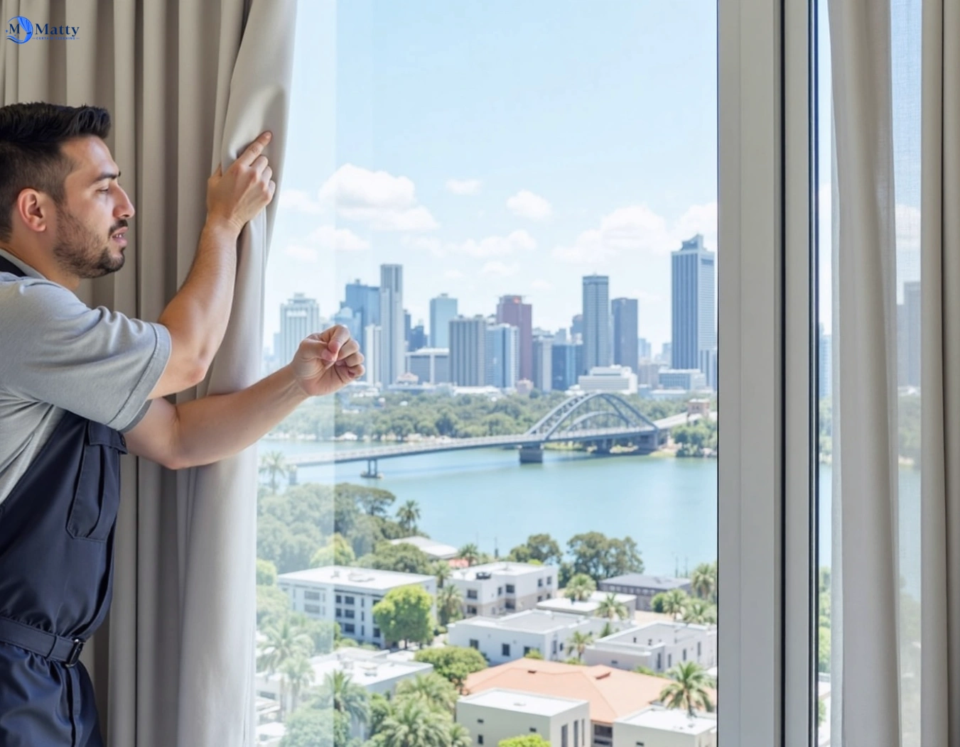 Professional curtain steam cleaning service paddington-nsw QLD by Matty Curtain Cleaning